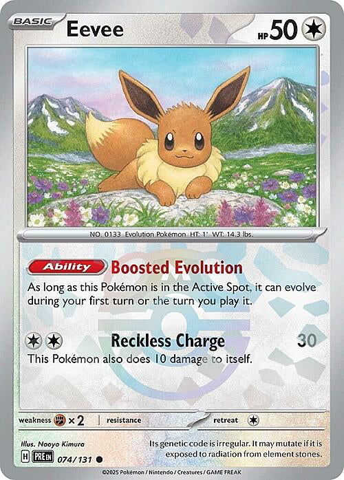 Prismatic Evolutions Eevee #074/131 Masterball